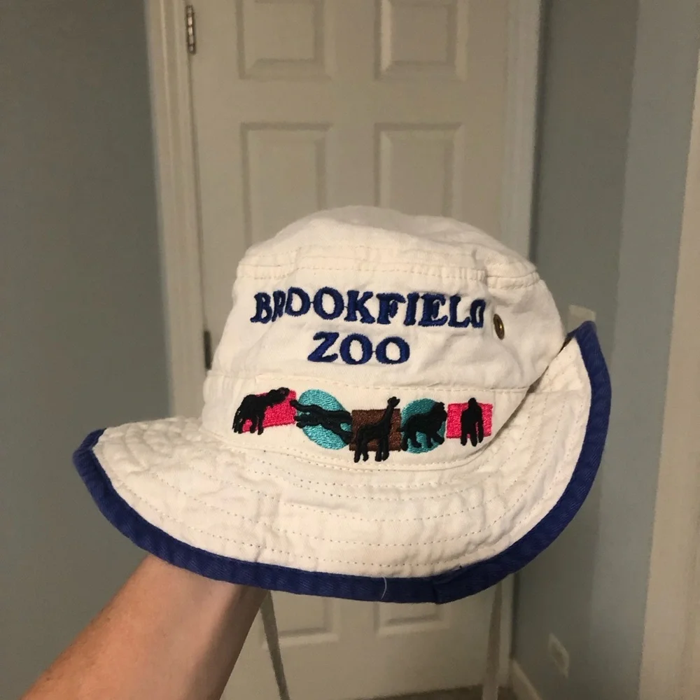 Brookfield Zoo Australian Style snap up floppy hat Sz 2T
